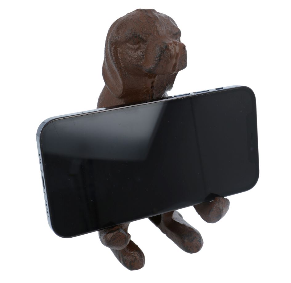 Gietijzeren Telefoonhouder Hond - Afbeelding 2