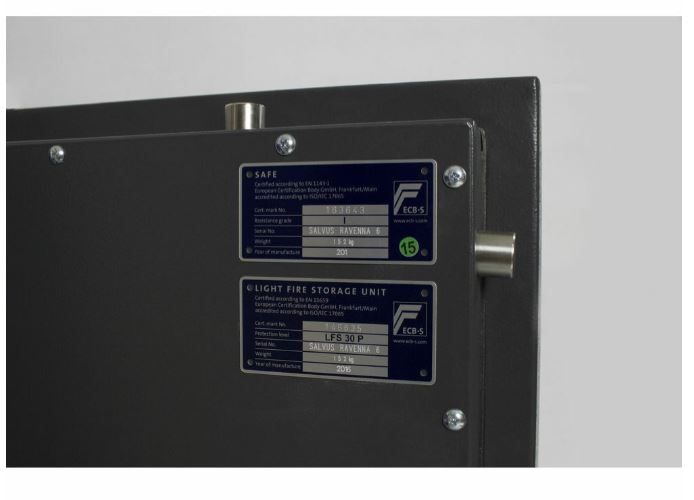 Salvus Ravenna 6 Inbraak- en brandwerende kluis - Afbeelding 3