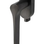 Olivari raamkruk Lama L afsluitbaar antraciet mat titaan PVD