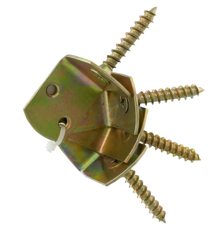 Starx l-steun met schroef verzinkt 4 stuks - Afbeelding 2