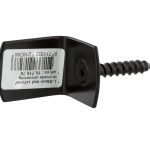 Starx l-steun met schroef zwart 1 stuk