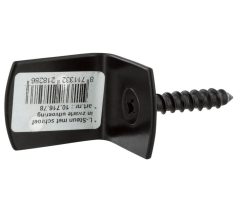 Starx l-steun met schroef zwart 1 stuk