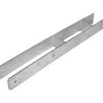 Starx h-paalhouder voor paal 70x70 mm verzinkt