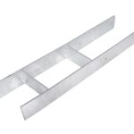 Starx h-paalhouder voor paal 120x120 mm verzinkt