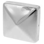 Starx Paalkapje met punt 70x70 mm rvs