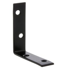 Starx stoelhoek met verzonken schroefgaten 60 mm zwart 4 stuks