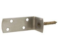 Starx l-steun verhoogd met schroef rvs 4 stuks