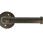 Toiletrolhouder ijzer brons 185x85 mm