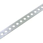 Bandijzer recht, geperforeerd, verzinkt 12 x 0.7 mm (10 m)