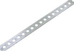 Bandijzer recht, geperforeerd, verzinkt 17 x 0.7 mm (10 m)
