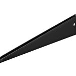 Drager dubbel 370 mm zwart