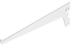 Drager enkel 300 mm wit gelakt