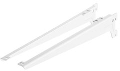 Hoeksteun 180 mm wit gelakt