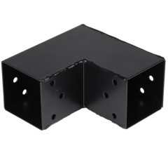 Starx paalverbinder hoekmodel 70x70 mm zwart
