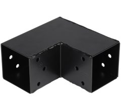 Starx paalverbinder hoekmodel 90x90 mm zwart