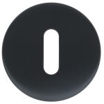 Sleutelplaatje Rond PVD Gunmetal