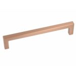 Greep Recht zamak 160 mm Rood Koper