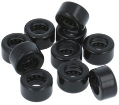 10 Lagers voor kogellagerscharnieren rvs zwart gelakt 89x89