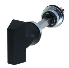 Knop WC-garnituur NUDA ATLANTA mat zwart