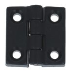 Opliggend kunststof scharnier PA 32x32 mm