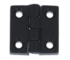 Opliggend kunststof scharnier PA 32x32 mm
