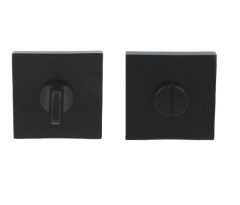 WC-sluiting 53x53x9 mm Vierkant zwart