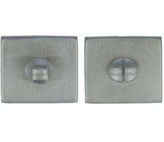 WC-sluiting 53x53x8 mm Vierkant rvs