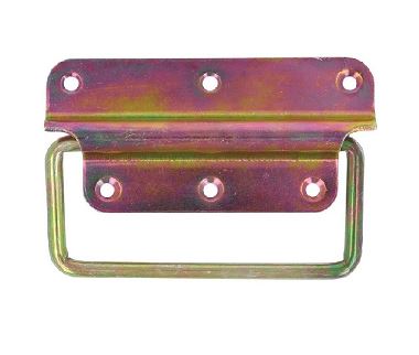 Kistgreep 110x53 mm Geel Verzinkt - Afbeelding 2