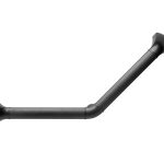 Secucare Wandbeugel hoek 45° zwart