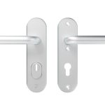 AXA Oval Plus Kort veiligheidsbeslag PC72 SKG3 met kerntrekbeveiliging kruk/kruk