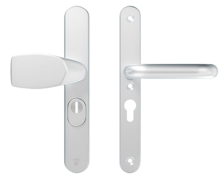 AXA Oval Plus Smal veiligheidsbeslag PC55 SKG3 met kerntrekbeveiliging Wing-greep/kruk