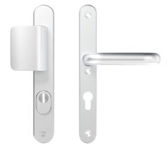 AXA Oval Plus Smal veiligheidsbeslag PC72 SKG3 met kerntrekbeveiliging D-greep/kruk