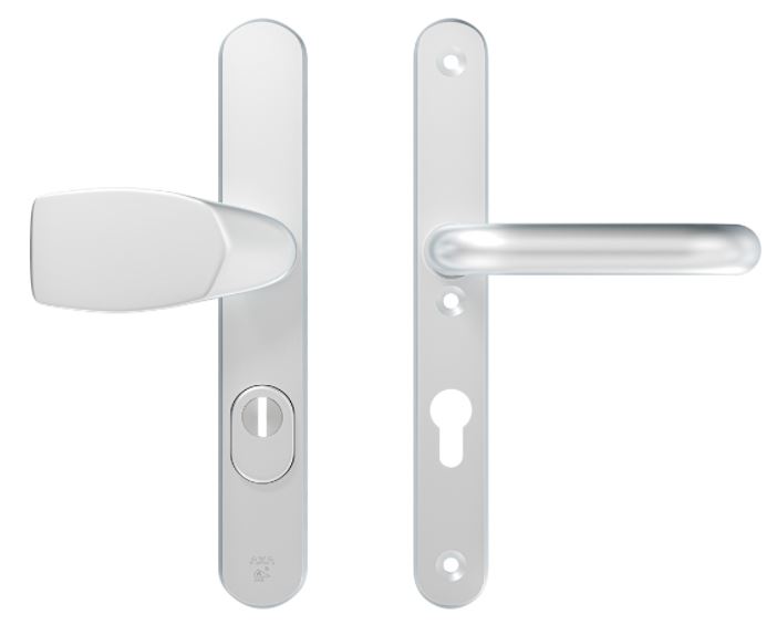 AXA Oval Plus Smal veiligheidsbeslag PC72 SKG3 met kerntrekbeveiliging Wing-greep/kruk