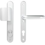 AXA Oval Plus Smal veiligheidsbeslag PC92 SKG3 met kerntrekbeveiliging D-greep/kruk