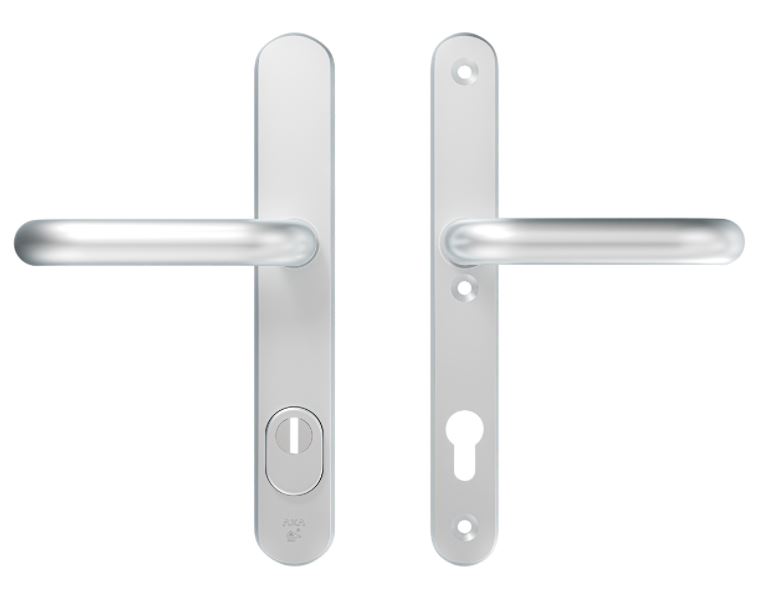 AXA Oval Plus Smal veiligheidsbeslag PC92 SKG3 met kerntrekbeveiliging kruk/kruk