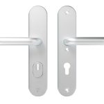 AXA Oval Plus veiligheidsbeslag PC72 SKG3 met kerntrekbeveiliging kruk/kruk