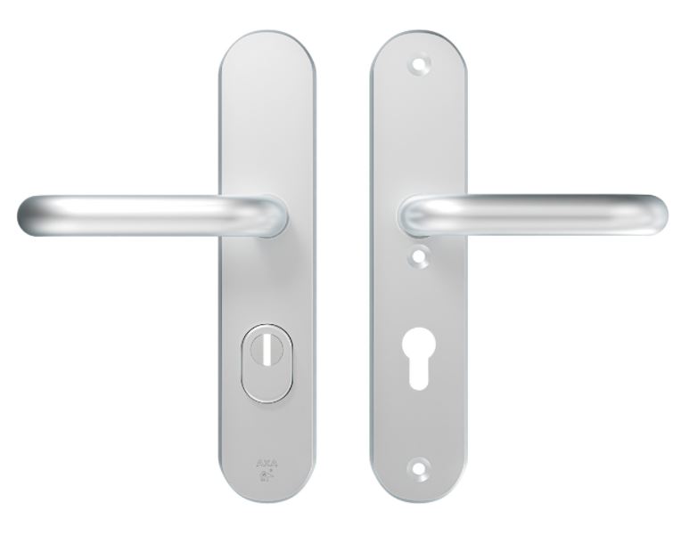 AXA Oval Plus veiligheidsbeslag PC72 SKG3 met kerntrekbeveiliging kruk/kruk
