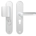 AXA Oval Plus veiligheidsbeslag PC55 SKG3 met kerntrekbeveiliging D-greep/kruk