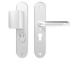 AXA Oval Plus veiligheidsbeslag PC55 SKG3 met kerntrekbeveiliging D-greep/kruk