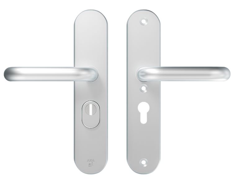 AXA Oval Plus veiligheidsbeslag PC55 SKG3 met kerntrekbeveiliging kruk/kruk