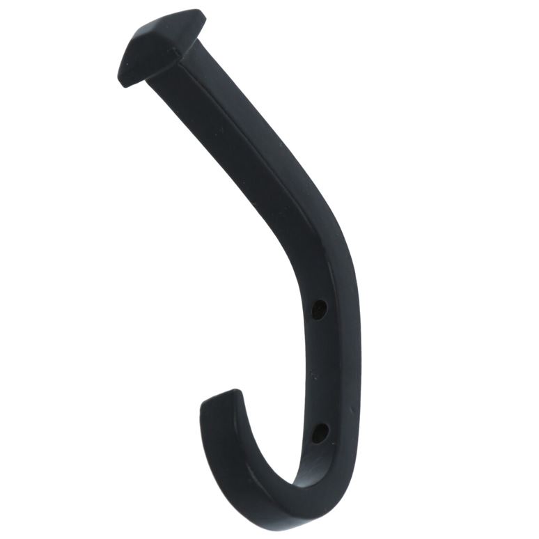 Kapstokhaak spijkermodel ijzer zwart