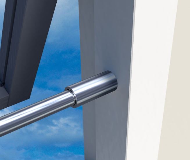SecuBar Barrierestang in de dag Twist 990 mm rvs - Afbeelding 3