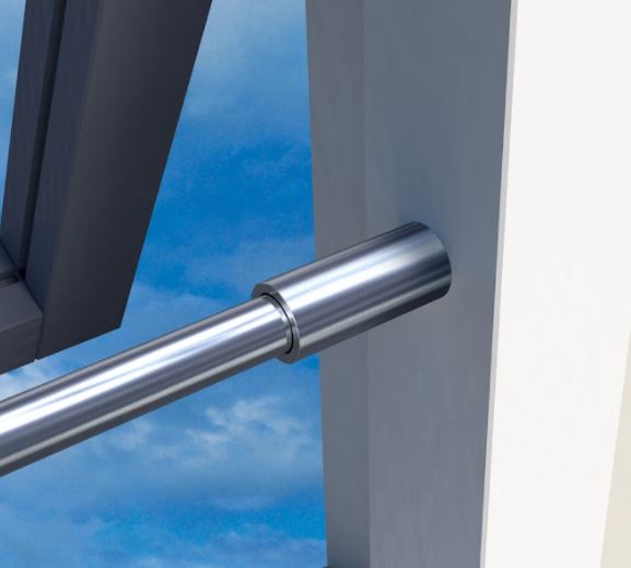 SecuBar Barrierestang in de dag Twist Combi 950 mm rvs - Afbeelding 3