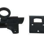 Raamknip zwart gelakt