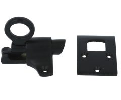 Raamknip zwart gelakt