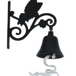 Gietijzeren Tuin Deurbel ijzer zwart