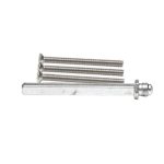 AXA Verleng set deurdikte 63-70 mm rvs