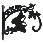 Plantenhanger IJzer zwart Vlinder 171x185 mm