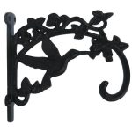 Plantenhanger IJzer zwart Vogel 171x185 mm