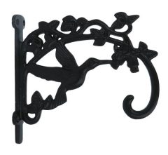 Plantenhanger IJzer zwart Vogel 171x185 mm